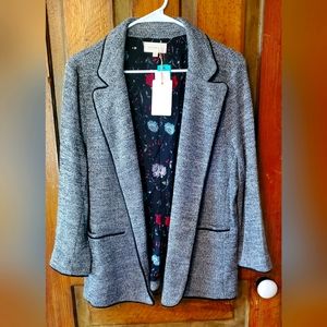 Skies Are Blue knit blazer